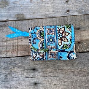 Gently Used Retired Vera Bradley Tri-Fold Peacock Wallet